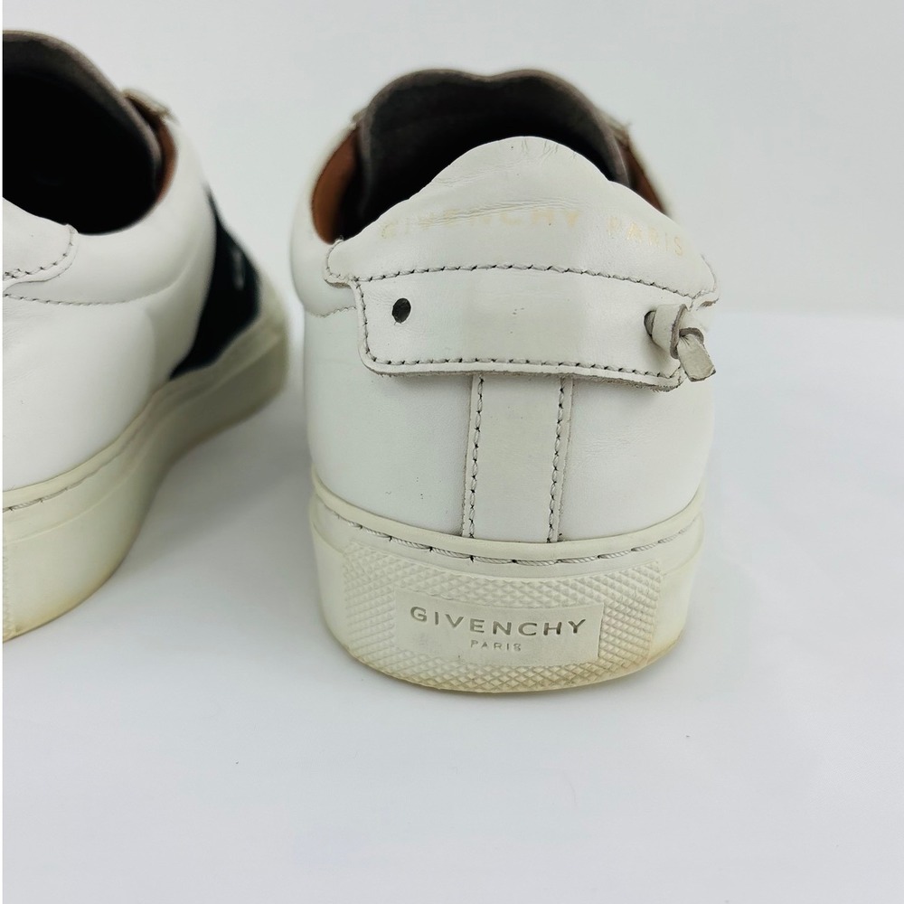 Givenchy Urban Street Knot White Black Logo Low Top Sneakers Shoes 5.5M/7W - Picture 6 of 12
